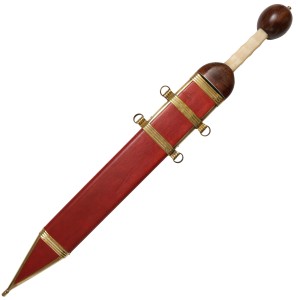 Gladius Schwert der römischen Legionäre mit Scheide Gladius Schwert der römischen Legionäre mit Scheide