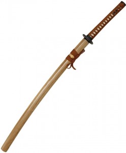 Ohoke Samuraischwert- Katana mit Holz Saya