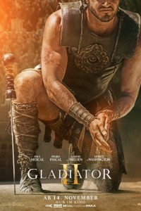 Cover Gladiator II Film Schwert + scharf + echt